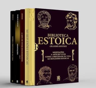 Livro Biblioteca Estoica: Grandes Mestres Volume 01 - Box com 4 Livros