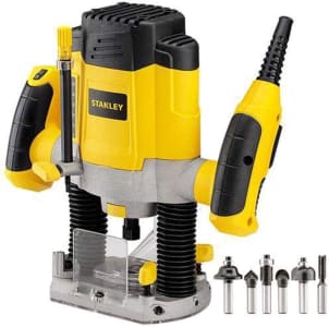 STANLEY Tupia Eletrônica de Colunas com 6 Fresas 1200W 127V SRR1200