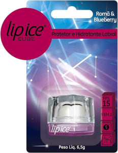 Lip Ice Cube Protetor Labial Romã E Blueberry FPS15