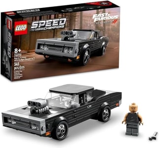 LEGO® Speed Champions Fast & Furious 1970 Dodge Charger R/T 76912 Kit de construção de carro de brincar; modelo colecionável para crianças a partir dos 8 anos (345 peças)