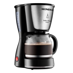 Cafeteira Elétrica Mondial Dolce Arome C-30 18 Xícaras Preto/Inox 110V