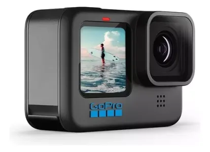 Câmera Gopro Hero 10 Black, Transmissão 1080p, Controle Por Voz, Display Touch (Preto)