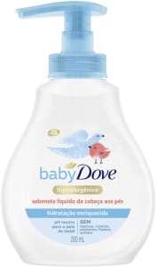 2 Unidades - Sabonete Líquido Dove Baby Hidratação Enriquecida 200ml