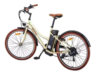 Bicicleta Elétrica Miami Aro 26 Retrô 350W 7.8Ah Atrio - BI208 Autonomia 90km Display Multifuncional