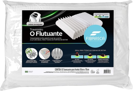 Travesseiro Smart Flutuante: Ele Se Adapta As Formar De Deita - P/ Fronhas 50x70 Cm