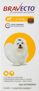 Bravecto para Cães 2 até 4,5kg 112,5mg