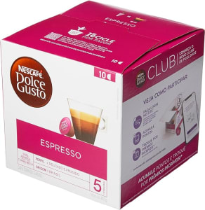 3 Packs - Nescafe Dolce Gusto Espresso - 10 Cápsulas (Total 30)