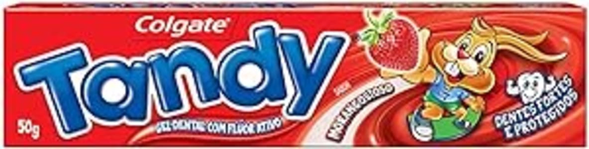 5 Unidades Creme Dental Colgate Tandy Morangostoso 50g