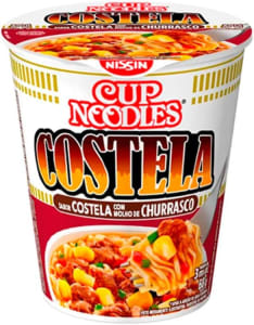 Nissin Cup Noodles Sabor Costela Com Molho De Churrasco 68G