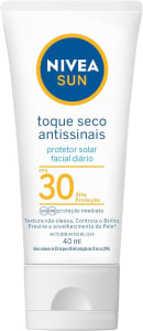 NIVEA SUN Protetor Solar Facial Toque Seco Antissinais FPS30 40ml