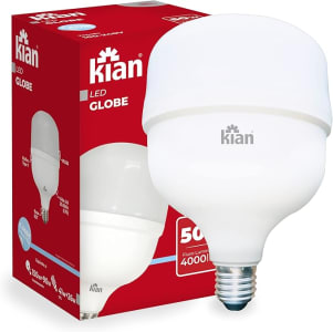 Lâmpada Led Globe Kian Forte e Alta Potência Base E-27 50W 6,5K Bivolt