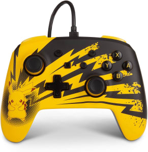 Controle P/ Nsw Wired Controller Lightning Pikachu Com Fio - Nintendo Switch