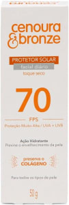 Cenoura e Bronze Protetor Solar Facial Fps70 - 50 g