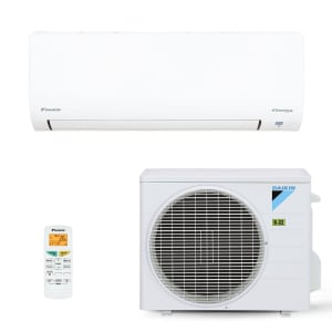 Ar Condicionado Split Hi Wall Inverter Daikin EcoSwing Smart R-32 9.000 Btus Frio Mono - FTKP09Q5VL 220V