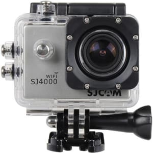 Câmera de Aventura Sjcam Sj4000 12MP HDMI Wifi Filma em Full HD 1080p - Prata