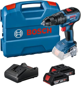 Bosch Parafusadeira Furadeira Impacto Gsb 18V-50 18V Brushless Com 2 Baterias 1 Carregador E Maleta