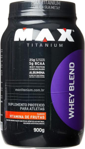 Whey Blend Vitamina De Frutas Max Titanium 900g