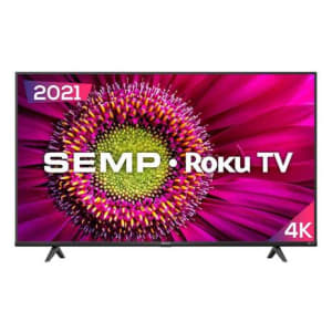 Smart TV Semp TCL 50 Polegadas Roku LED UHD 4K RK8500, 4 HDMI, 1 USB, Wi-Fi, Bivolt, Preto - 50RK8500 - Magazine Ofertaesperta