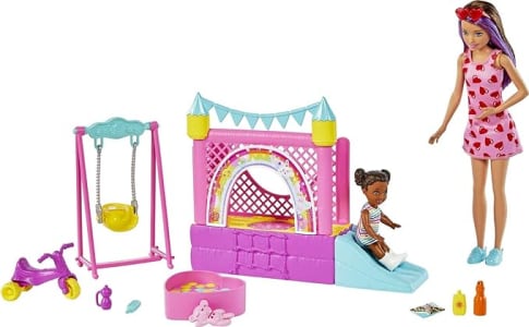 Barbie Boneca Skipper Babysitter Parque infantil, HHB67