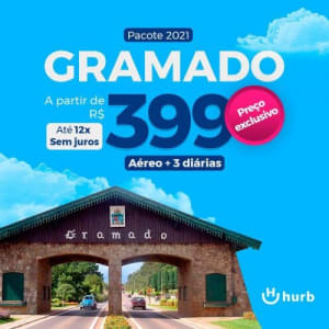 Pacote Gramado - 2021 Passagem Aérea + Hospedagem com Café da Manhã  