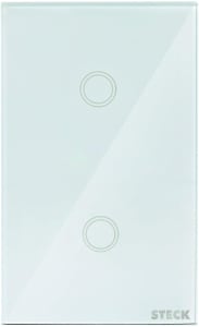 Interruptor Smarteck 4X2" 2 Módulos Touch Branco