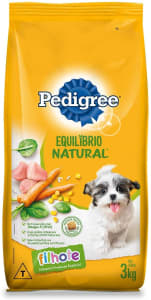 Ração Pedigree Equilíbrio Natural para Cães Filhotes 3 kg