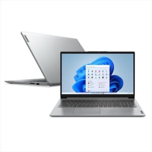 Notebook Lenovo Ultrafino IdeaPad 1 R3-7320U 4GB 256GB SSD Windows Home 15.6" 82X5000EBR Cloud Grey - Notebook Lenovo - Magazine