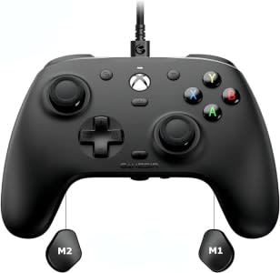 GameSir G7 Wired Controller para Xbox Series X|S, Xbox One e Windows 10/11 - Preto - com placa frontal branca permutável