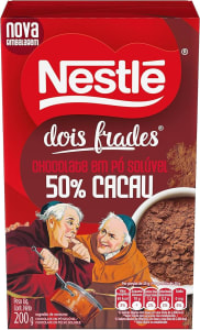 10 Unidades - Nestlé Chocolate Em Pó Dois Frades 200G