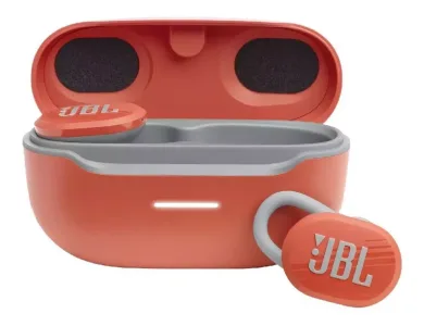 Fone De Ouvido Esportivo Sem Fio Endurance Race TWS JBL (Coral)