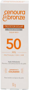 Protetor Solar Facial Cenoura e Bronze Fps50 50G, Cenoura e Bronze