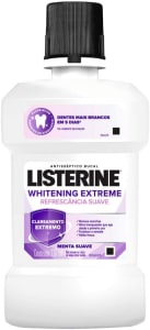 2 Unidades — Listerine Whitening Extreme Enxaguante Bucal Clareador Dental,236ml