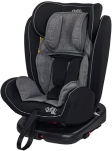 Maxi Baby Cadeira de Carro infantil Deluxe Rotação 360°, Sistema Isofix e Top Tether Grupo 0, 1,2,3 (0 a 36kgs), Cinza