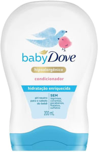 2 Unidades — Condicionador Baby Dove Hidratação Enriquecida - 200ml