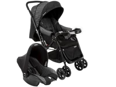 Carrinho de Bebê com Bebê Conforto Cosco - Travel System Reverse 0 a 15kg - Magazine Ofertaesperta