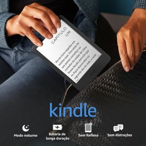 Kindle 11ª Geração (lançamento 2022)  Mais leve, com resolução de 300 ppi e o dobro de armazenamento - Cor Preta