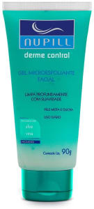 Gel Microesfoliante Derme Control Nupill 90g, Nupill, Verde