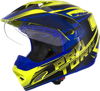 Pro Tork Capacete Th1 Vision Adventure 56 Amarelo/Azul