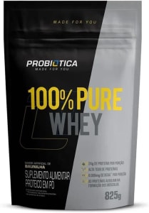 100% Pure Whey Refil (825G) - Sabor Baunilha Probiótica