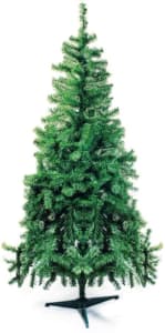 Árvore de Natal com Base Plástica Portobelo Verde 250 Hastes 1.20m - Cromus