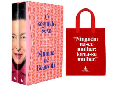 Box Livros Simone de Beauvoir O Segundo Sexo - com Bolsa Pré- Venda - Magazine Ofertaesperta