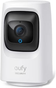 Eufy Mini Câmera de Segurança Interna, Pan & Tilt, Compatível com Assistentes de Voz, visão noturna, Rastreamento de Movimento