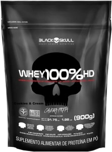 Whey Protein Black Skull 100% HD (Refil) - 900g