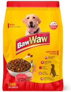 Ração Baw Waw para cães sabor Carne 15kg