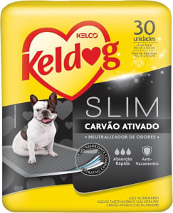 Keldog Tapete Higiênico Slim Ultra Dry Carvão Ativado c/ 30 UN