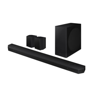 Soundbar Samsung HW-Q930B, com 9.1.4 canais, Dolby Atmos, Acoustic Beam, Sincronia Sonora e Alexa integrado Preto