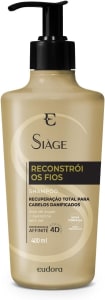 Eudora Shampoo Siàge Reconstrói os Fios 400ml