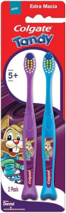 2 Pacotes Colgate Escova Dental Tandy 2 Unidades, Cores Sortidos