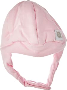 Zip Gorro Malha Forrado, Rosa Bebê