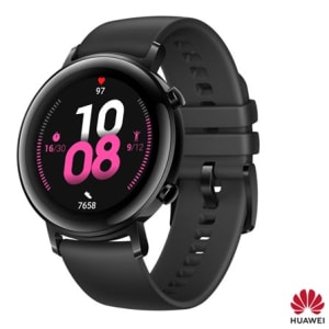 Smartwatch GT 2 - DAN-B19S Huawei Preto com 1,2'', Pulseira de Silicone, Bluetooth e 4 GB